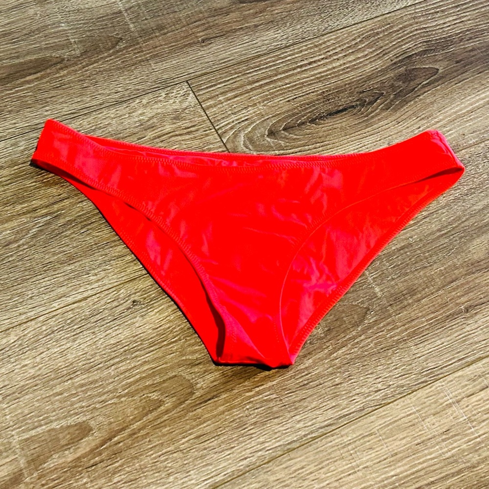Vibrant Red Women's Swim Bottom